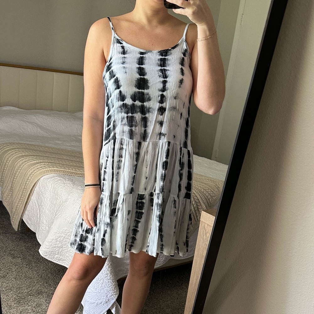 Ginger G Black and White Mini Dress